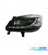 FARÓIS FRONTAIS LUZ DIURNA LED PARA OPEL ZAFIRA 99-05 PRETO