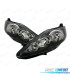FARÓIS FRONTAIS PARA FORD FIESTA MK7. FUNDO PRETO