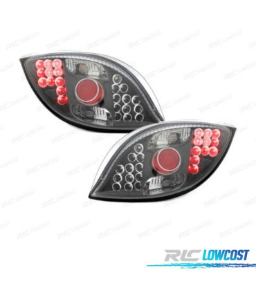 FAROLINS TRASEIRO LED PARA FORD KA 96-08 PRETO