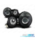 FARÓIS MERCEDES CLASSE E W210 95-99 FUNDO NEGRO