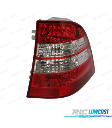 FAROLINS TRASEIROS LED MERCEDES ML W163 98-05 VERMELHO BRANCO