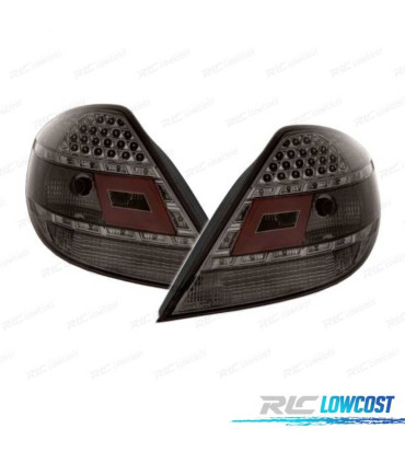 FAROLINS TRASEIRA LED PARA MERCEDES SLK R171 04-11 CROMADO ESCURECIDO