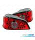 FAROLINS TRASEIRO LED PARA PEUGEOT 106 96-04 VERMELHO