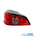 FAROLINS TRASEIRO LED PARA PEUGEOT 106 96-04 VERMELHO