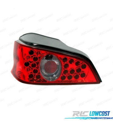 FAROLINS TRASEIRO LED PARA PEUGEOT 106 96-04 VERMELHO