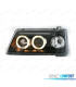 FARÓIS FRONTAIS ANGEL EYES PARA PEUGEOT 205 90++. FUNDO PRETO
