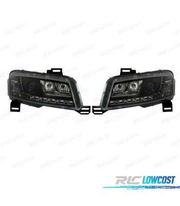 FARÓIS FIAT STILO 01-08 LUZ DIURNA FUNDO NEGRO