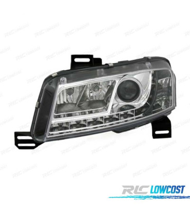 FARÓIS FIAT STILO 01-08 LUZ DIURNA FUNDO CROMADO