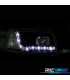 FARÓIS FRONTAIS RENAULT CLIO 92-97 LUZ DIURNA LED FUNDO PRETO