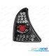 FAROLINS TRASEIROS RENAULT CLIO 98-01 LED FUNDO PRETO