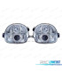 FARÓIS FRONTAIS RENAULT TWINGO 93-97 ANGEL EYES FUNDO CROMADO