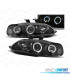 FARÓIS HONDA CIVIC 92-95 ANGEL EYES FUNDO PRETO