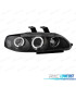 FARÓIS HONDA CIVIC 92-95 ANGEL EYES FUNDO PRETO