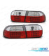 FAROLINS TRASEIROS HONDA CIVIC 91-95 LED VERMELHO BRANCO