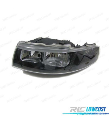 FARÓIS SEAT LEON TOLEDO 1M 99-05 FUNDO PRETO