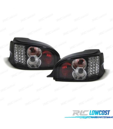 FAROLINS TRASEIROS LED CITROEN SAXO 96-04 PRETO
