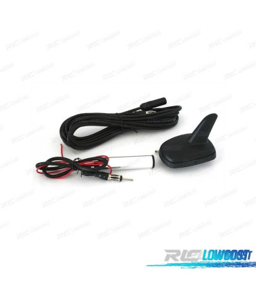 ANTENA TIPO TUBARÃO COM AMPLIFICADOR