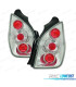 FAROLINS TRASEIROS CITROEN C2 03-10 LOOK LEXUS CROMADO