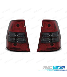 FAROLINS TRASEIROS VOLKSWAGEN VW GOLF IV VARIANT 97-03 VERMELHO BRANCO
