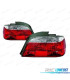 FAROLINS TRASEIROS BMW E38 94-01 VERMELHO BRANCO