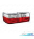 FAROLINS TRASEIROS AUDI 80 AVANT 86-91 VERMELHO BRANCO