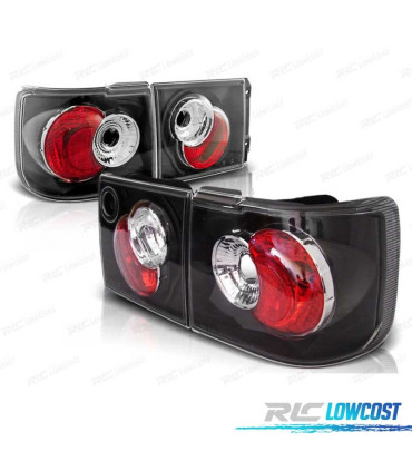 FAROLINS TRASEIROS VOLKSWAGEN VW VENTO 92-98 PRETO