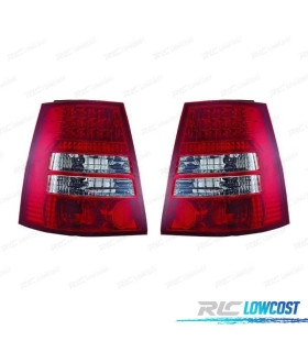 FAROLINS TRASEIROS LED VOLKSWAGEN VW GOLF 3 MKIII VARIANT 91-97 VERMELHO BRANCO