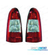 FAROLINS TRASEIROS LED OPEL ASTRA CARAVAN 97-04 VERMELHO BRANCO