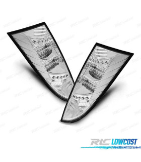 FAROLINS TRASEIROS LED FORD FOCUS 98-04 CROMADO