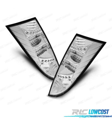 FAROLINS TRASEIROS LED FORD FOCUS 98-04 CROMADO