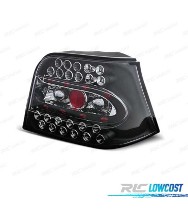 FAROLINS TRASEIROS LED GOLF 4 MK IV 97-03 PRETO