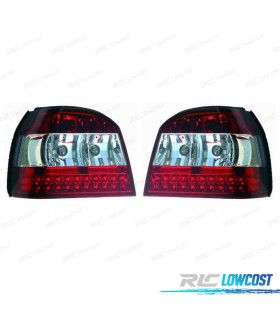 FAROLINS TRASEIROS LED VOLKSWAGEN VW GOLF 3 MKIII 91-97 VERMELHO BRANCO