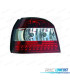 FAROLINS TRASEIROS LED VOLKSWAGEN VW GOLF 3 MKIII 91-97 VERMELHO BRANCO