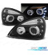 FARÓIS ANGEL EYES LED PARA RENAULT CLIO B 01-05 FUNDO PRETO