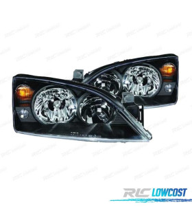 FARÓIS FORD MONDEO 01-07 FUNDO PRETO