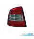 FAROLINS TRASEIROS LED OPEL ASTRA G 2P 4P 97-04 VERMELHO FUMADOS