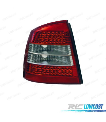 FAROLINS TRASEIROS LED OPEL ASTRA G 2P 4P 97-04 VERMELHO FUMADOS