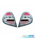 FAROLINS TRASEIROS LED RENAULT CLIO III 05-09 FUNDO CROMADO