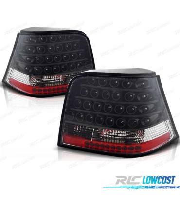 FAROLINS TRASEIROS LED GOLF 4 MK IV 97-03 PRETO