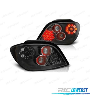 FAROLINS TRASEIROS LED PEUGEOT 307 01-05 PRETO