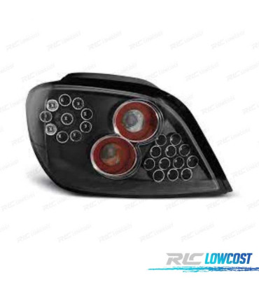 FAROLINS TRASEIROS LED PEUGEOT 307 01-05 PRETO