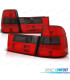 FAROLINS TRASEIROS BMW E34 TOURING 88-95 VERMELHO PRETO
