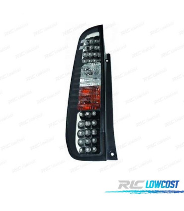FAROLINS TRASEIROS LED FORD FIESTA 02-08 PRETO