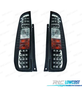 FAROLINS TRASEIROS LED FORD FIESTA 02-08 PRETO