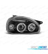 FARÓIS ANGEL EYES OPEL CORSA B 93-00 FUNDO PRETO