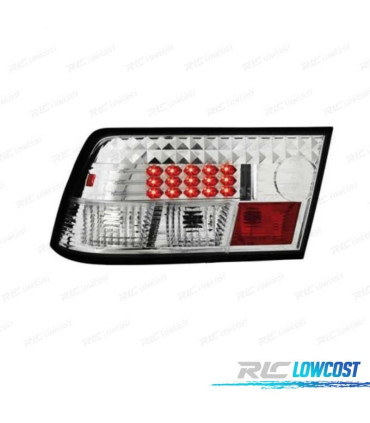 FAROLINS TRASEIROS LED OPEL CALIBRA 90-97 CROMADO