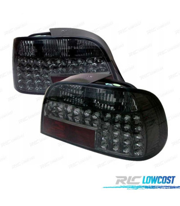 FAROLINS TRASEIROS LED BMW E38 94-01 CROMADO ESCURECIDOS
