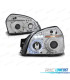FARÓIS ANGEL EYES HYUNDAI TUCSON 04+ FUNDO CROMADO