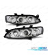 FARÓIS ANGEL EYES OPEL VECTRA B 99-02 FUNDO CROMADO