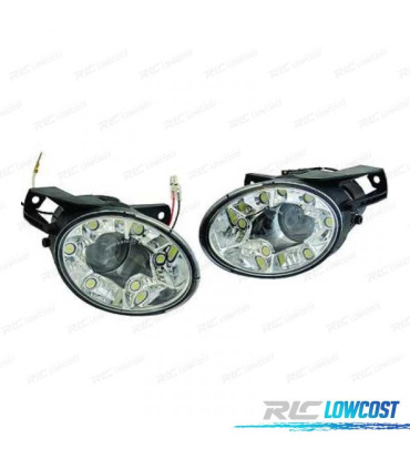 FARÓIS DE NEVOEIRO + LUZ DIURNA VOLKSWAGEN VW PASSAT 05-10 FUNDO CROMADO